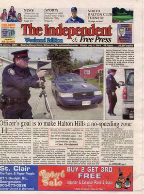 Independent & Free Press (Georgetown, ON), 2 Jul 2004