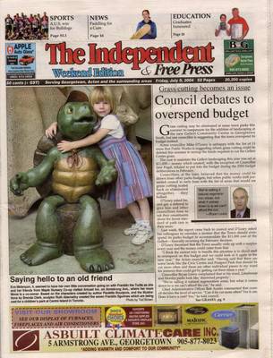 Independent & Free Press (Georgetown, ON), 9 Jul 2004