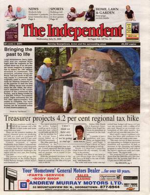 Independent & Free Press (Georgetown, ON), 21 Jul 2004