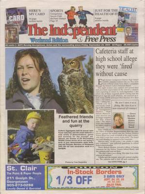 Independent & Free Press (Georgetown, ON), 24 Sep 2004