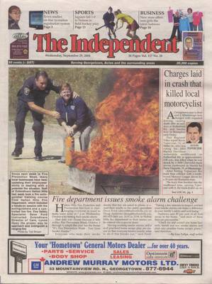 Independent & Free Press (Georgetown, ON), 29 Sep 2004