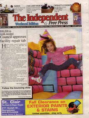 Independent & Free Press (Georgetown, ON), 8 Oct 2004