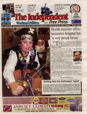 Independent & Free Press (Georgetown, ON), 29 Oct 2004