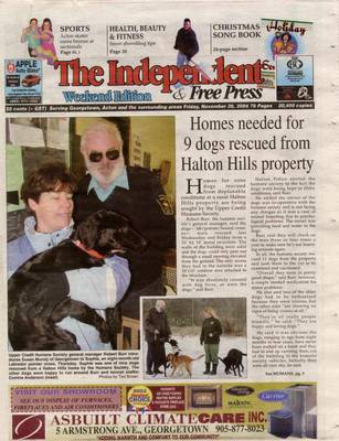 Independent & Free Press (Georgetown, ON), 26 Nov 2004