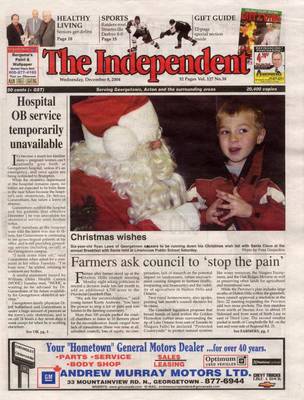 Independent & Free Press (Georgetown, ON), 8 Dec 2004