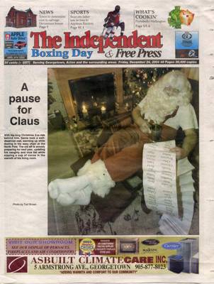 Independent & Free Press (Georgetown, ON), 24 Dec 2004