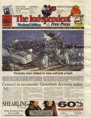 Independent & Free Press (Georgetown, ON), 14 Jan 2005