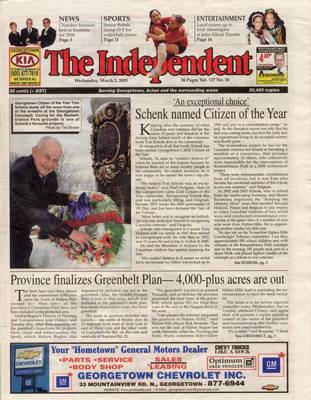 Independent & Free Press (Georgetown, ON), 2 Mar 2005