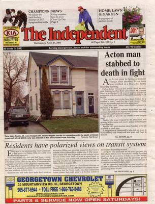 Independent & Free Press (Georgetown, ON), 27 Apr 2005