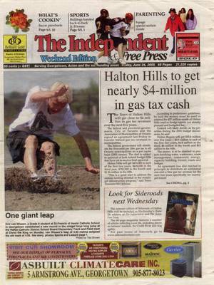 Independent & Free Press (Georgetown, ON), 24 Jun 2005