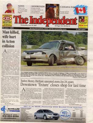 Independent & Free Press (Georgetown, ON), 29 Jun 2005