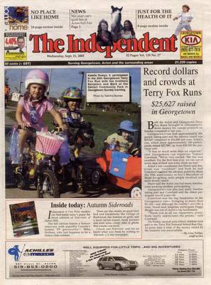 Independent & Free Press (Georgetown, ON), 21 Sep 2005