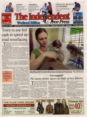 Independent & Free Press (Georgetown, ON), 23 Sep 2005