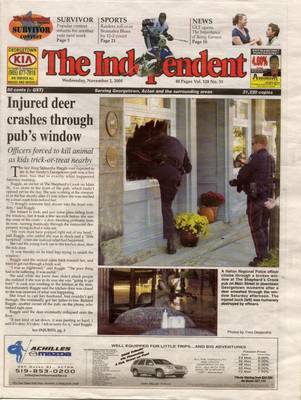 Independent & Free Press (Georgetown, ON), 2 Nov 2005