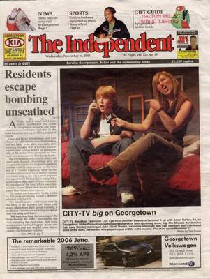 Independent & Free Press (Georgetown, ON), 16 Nov 2005