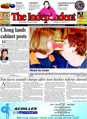 Independent & Free Press (Georgetown, ON), 8 Feb 2006