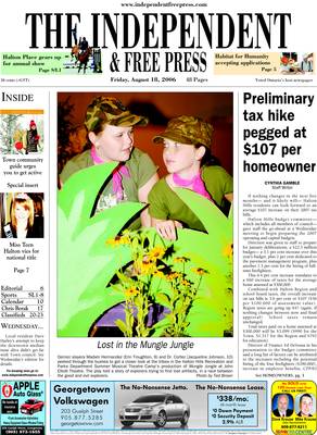 Independent & Free Press (Georgetown, ON), 18 Aug 2006