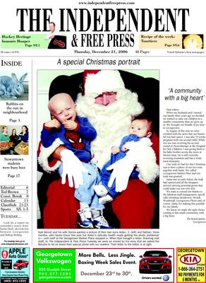 Independent & Free Press (Georgetown, ON), 21 Dec 2006