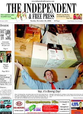 Independent & Free Press (Georgetown, ON), 26 Dec 2006