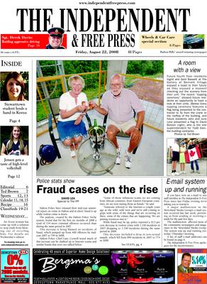 Independent & Free Press (Georgetown, ON), 22 Aug 2008