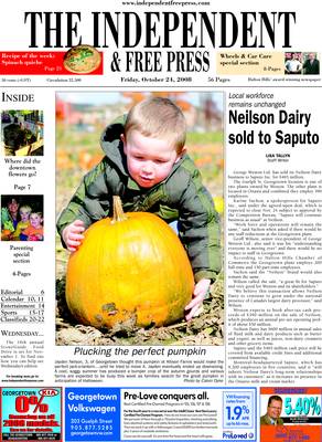 Independent & Free Press (Georgetown, ON), 24 Oct 2008