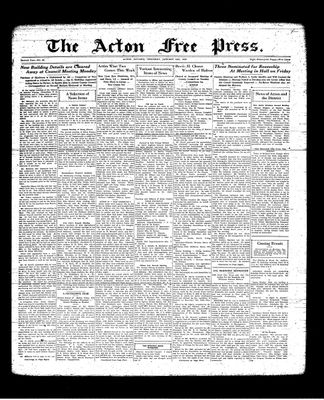 Acton Free Press (Acton, ON), 24 Jan 1935