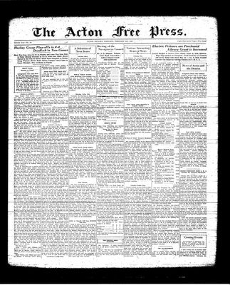 Acton Free Press (Acton, ON), 21 Feb 1935