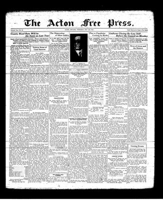 Acton Free Press (Acton, ON), 2 May 1935