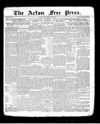 Acton Free Press (Acton, ON), 23 May 1935