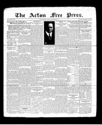 Acton Free Press (Acton, ON), 22 Aug 1935