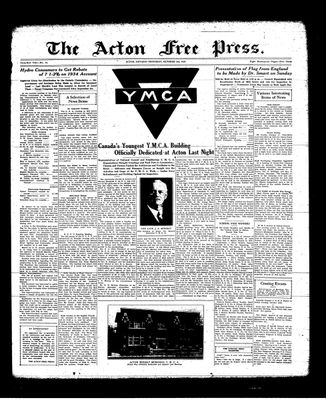 Acton Free Press (Acton, ON), 3 Oct 1935