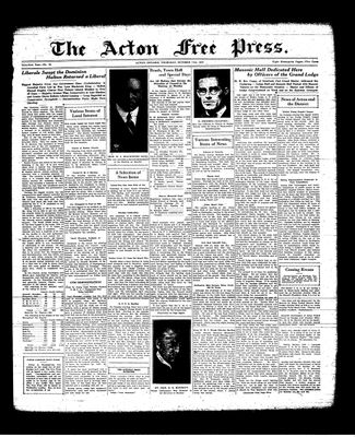 Acton Free Press (Acton, ON), 17 Oct 1935