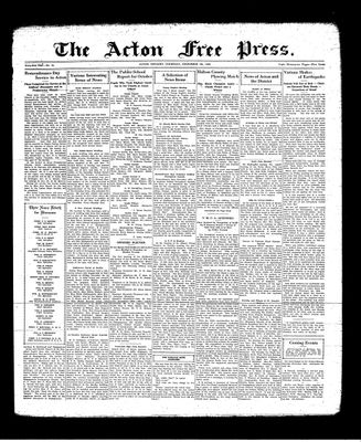 Acton Free Press (Acton, ON), 7 Nov 1935