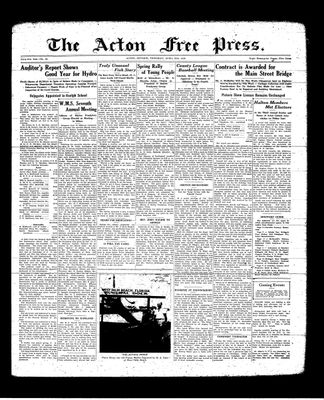 Acton Free Press (Acton, ON), 30 Apr 1936