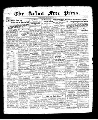 Acton Free Press (Acton, ON), 23 Jul 1936