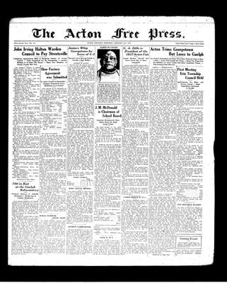 Acton Free Press (Acton, ON), 21 Jan 1937