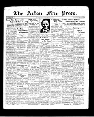 Acton Free Press (Acton, ON), 28 Jan 1937