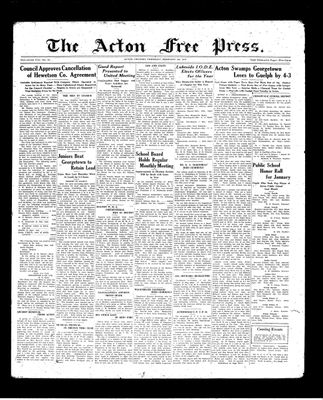 Acton Free Press (Acton, ON), 4 Feb 1937