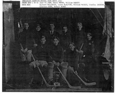 Thessalon Junior Champion Hockey Team, Circa 1912