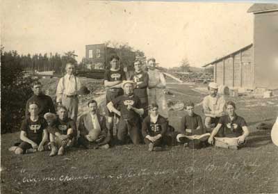 Algoma Soccer Champions, Thessalon,  1907