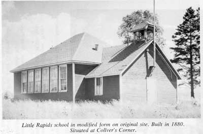 Little Rapids School House, Circa 1900