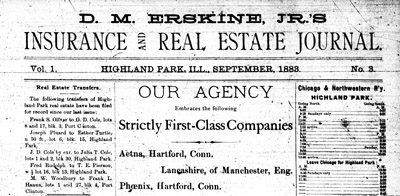 D.M. Erskine, Jr.'s Insurance and Real Estate Journal