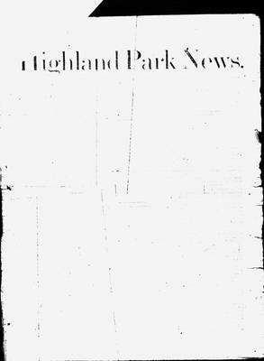 Highland Park News (1874), 1 Apr 1874