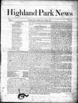 Highland Park News (1874), 1 Jun 1874