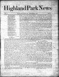 Highland Park News (1874), 1 Sep 1874