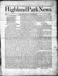 Highland Park News (1874), 1 Oct 1874