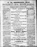 D.M. Erskine, Jr.’s Insurance and Real Estate Journal (1883), 1 Aug 1883