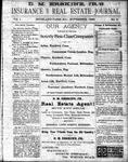 D.M. Erskine, Jr.’s Insurance and Real Estate Journal (1883), 1 Nov 1883