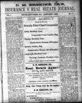 D.M. Erskine, Jr.’s Insurance and Real Estate Journal (1883), 1 Jan 1884