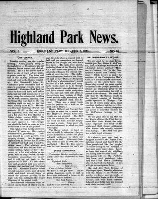 Highland Park News (1874), 5 Feb 1897